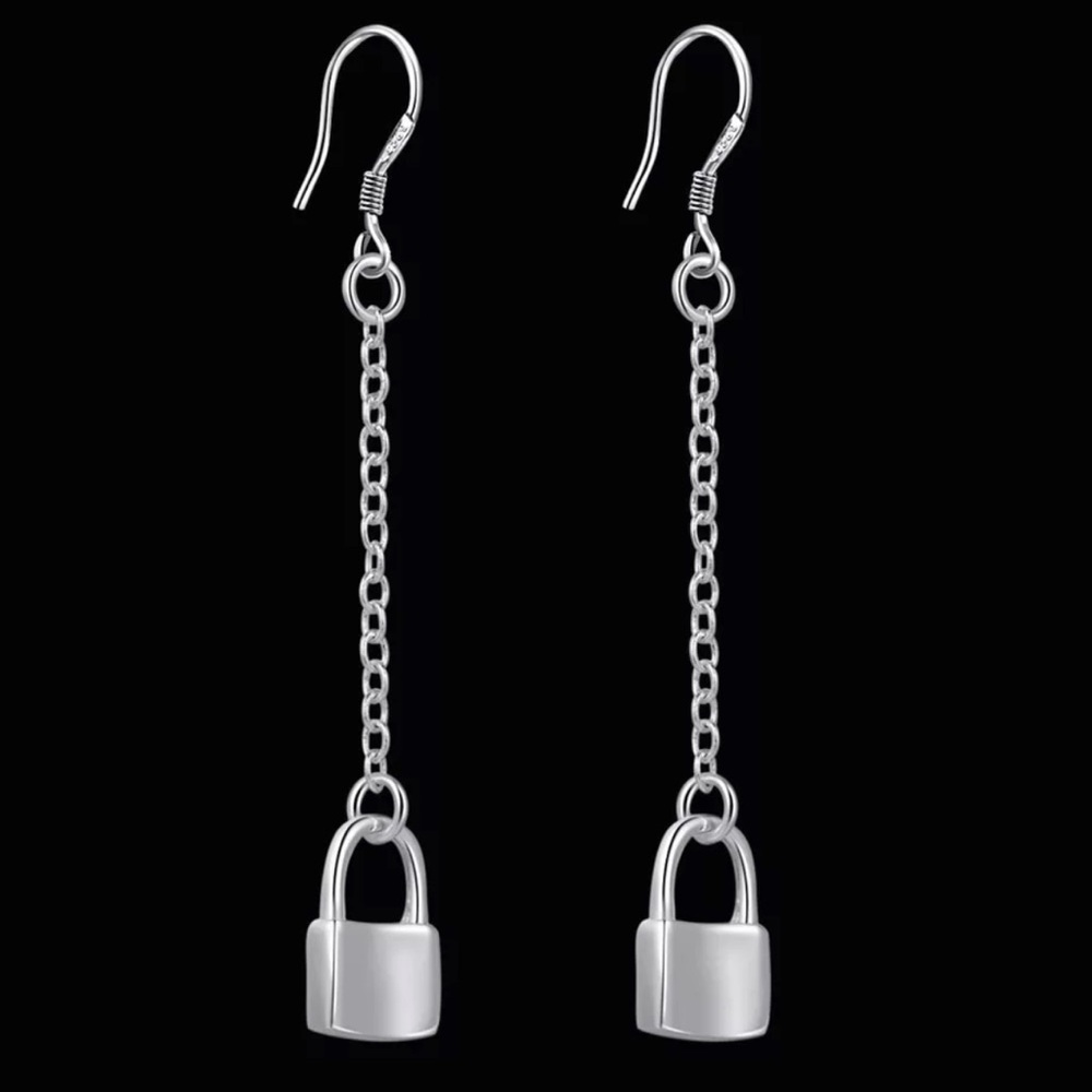 ✨Sterling Silver Padlock Earrings✨